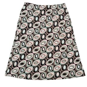 New York & Company Geometric A-Line Skirt